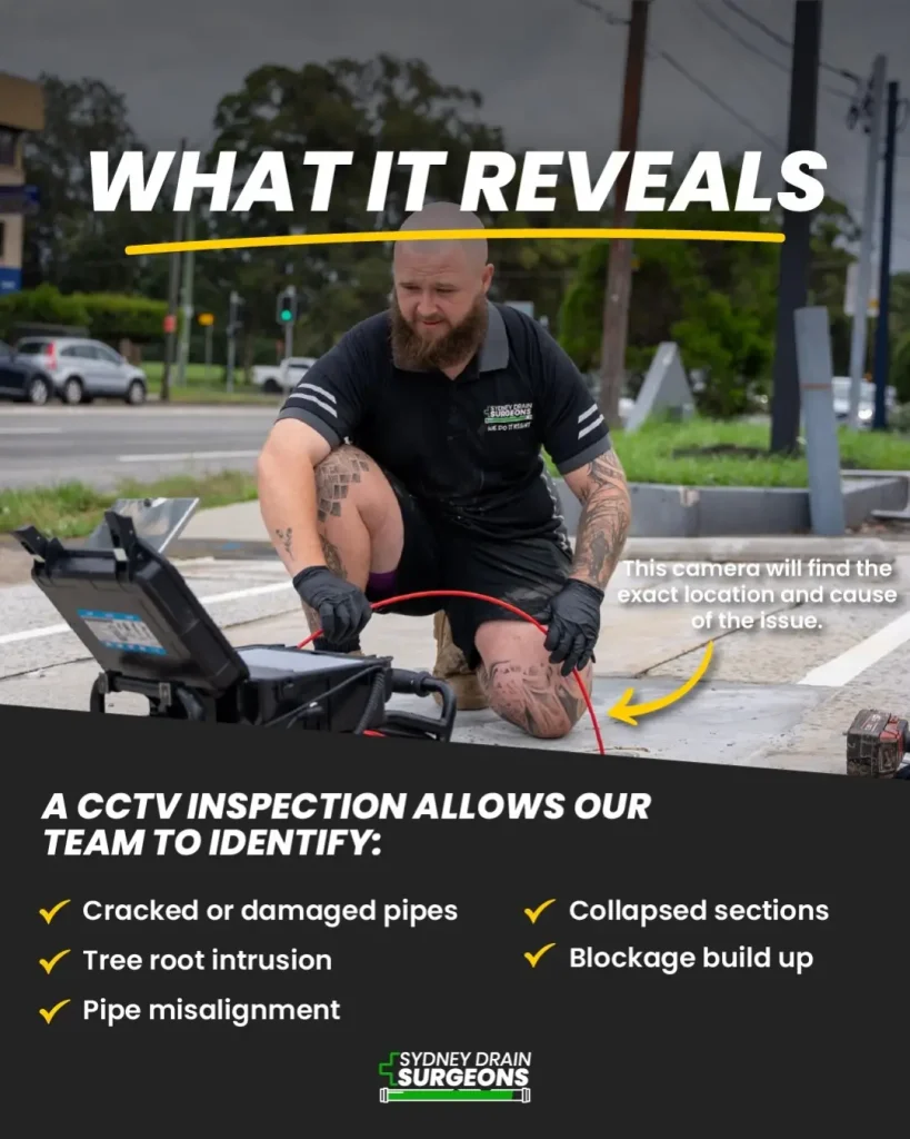 benefits of CCTV drain inspection and what it reveals